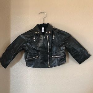 Baby leather jacket